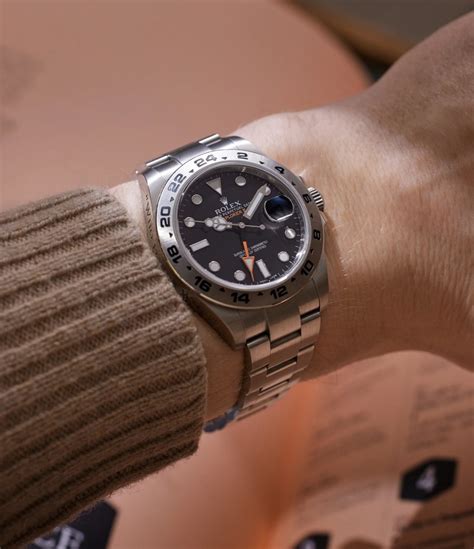 rolex explorer ii sas|Rolex Explorer II size guide.